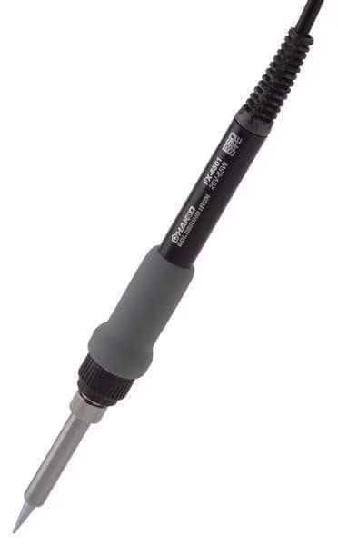 Soldering Iron Connector, 3.9 ft. L, Black, Hakko, Mfr#: FX8801-02