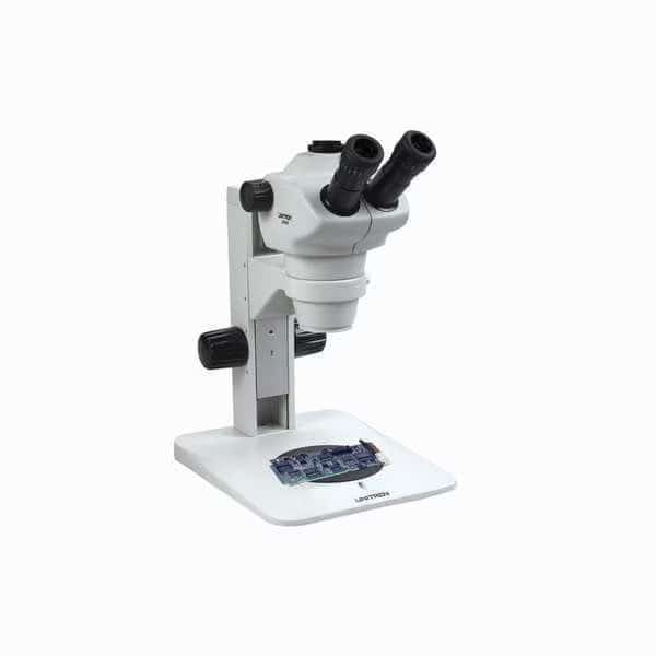 Trinocular Microscope, 0.8X to 5X, 18in.H