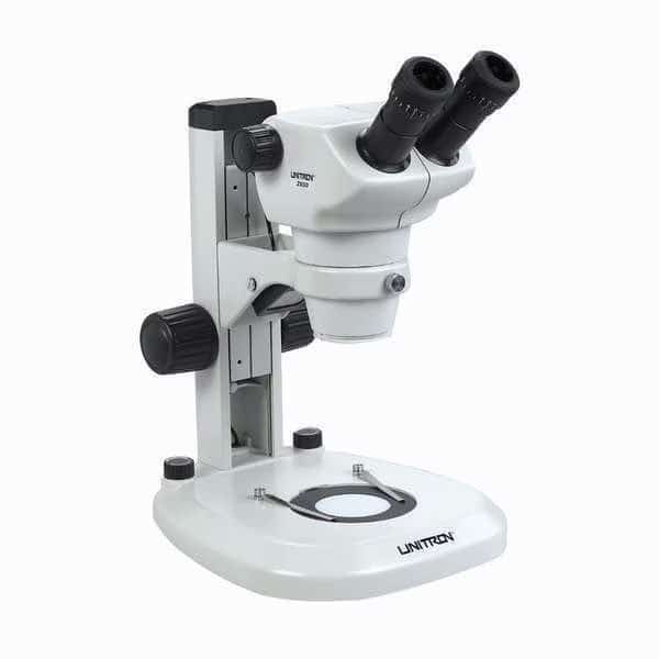 Binocular Microscope, 0.8X to 5X, 14in.H