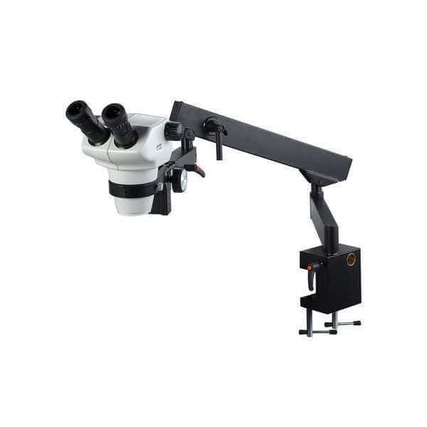 Binocular Microscope, 0.8X to 5X, 16in.H