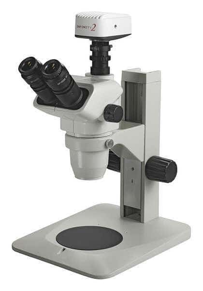 Microscope, 9-13/32in.H, NoLighting, 15lb., Accu-Scope, Mfr#: 3076-PFS
