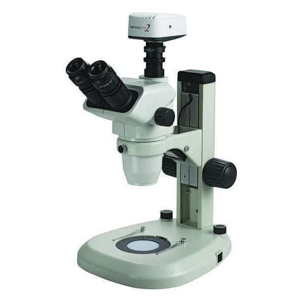 Microscope, 9-13/32in.Hx12-1/2in.L, 17lb., ACCU-SCOPE, Mfr# 3076-LED