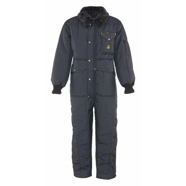 Iron-Tuff Insulated Coverall, Nylon, 400 den Fabric Weight, Navy, 3X-Large Short