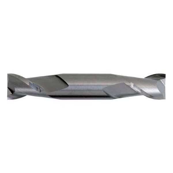 2-Flute Carbide Square Double-End GP End Mill Cleveland CEM-DE-2 Bright 3/16"x3/16"x3/8"x2, CLEVELAND, Mfr# C60175
