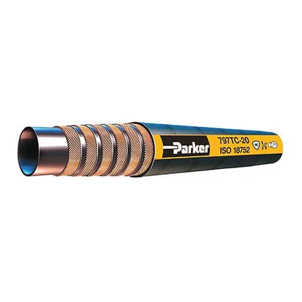 Hydraulic Hose, 3/8" I.D., 385 ft. L, Black