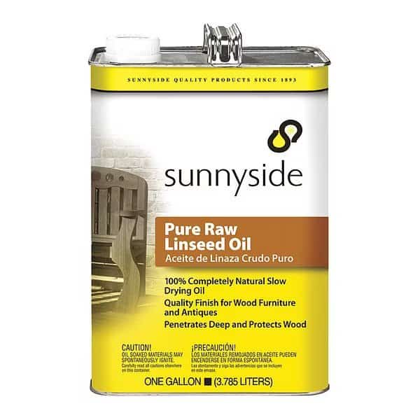 Raw Linseed Oil,1 gal., Mfr#: 873G1, SUNNYSIDE