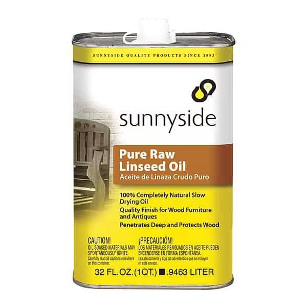 Raw Linseed Oil, 1 qt., SUNNYSIDE, Mfr# 87332
