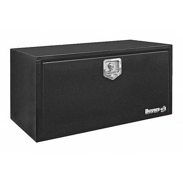 14x12x24 Inch Black Steel Underbody Truck Box