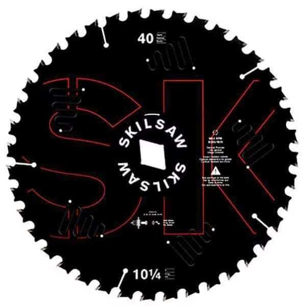 Circular Saw Blade Skilsaw,10-1/4"X40T, Mfr#: 76240, SKILSAW