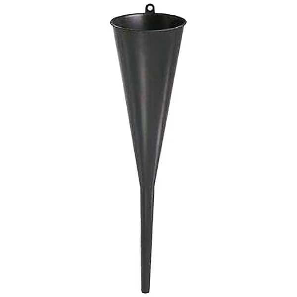Long Reach Funnel, Polypropylene, 24 oz Fluid Capacity, 5 3/4 in Overall Dia, 16 1/4 in Height