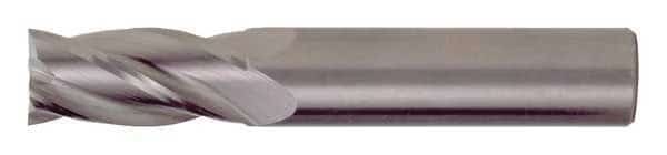 4-Flute Carbide Square Single End GP End Mill Cleveland CEM-SE-4 Bright 3/8x3/8x1-1/2x6