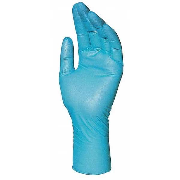 Disposable Gloves,9,Nitrile,Blue,PK100, Mfr#: 980, MAPA