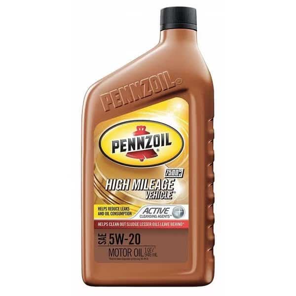 Engine Oil, 5W-20, 1 Qt., Hi Mileage