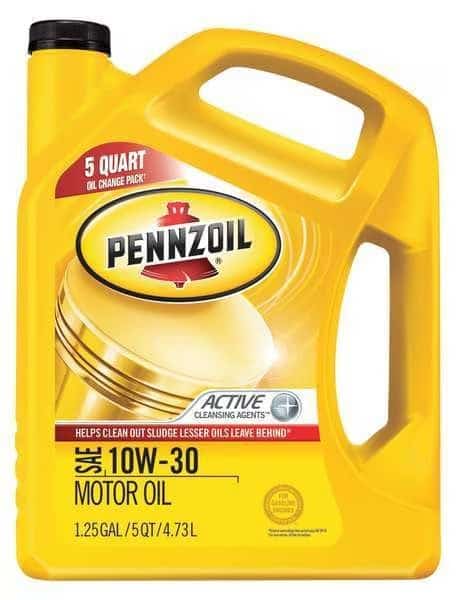 Engine Oil, 10W-30, Pennzoil, 5 Qt.