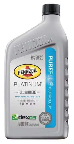 Engine Oil, 5W-20, Synthetic, Platinum, 1 Qt.