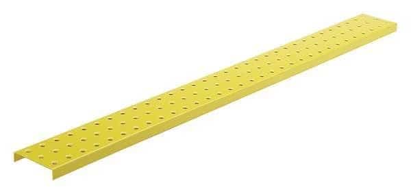 Pegboard, 3in.Hx32in.W, Metal, Yellow, PK2