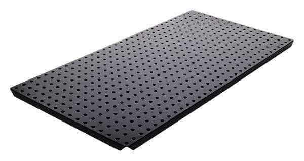 Pegboard, 16in.Hx32in.W, Metal, Black, PK2, ALLIGATORBOARD, Mfr# ALGBRD16X32BLK