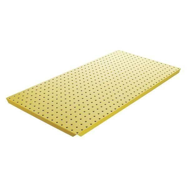 Pegboard, 16in.Hx32in.W, Metal, Yellow, PK2