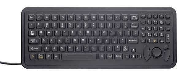 Panel Mount Rugged Keyboard