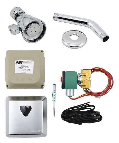 Sensor Shower, IR Snsr, Bru SS, 1-3/4 In.
