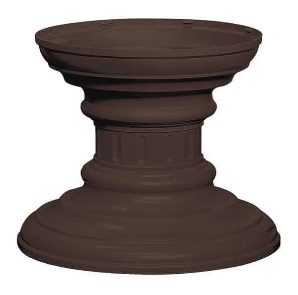 Pedestal, Bronze, Powder Coated, In Ground, Decorative