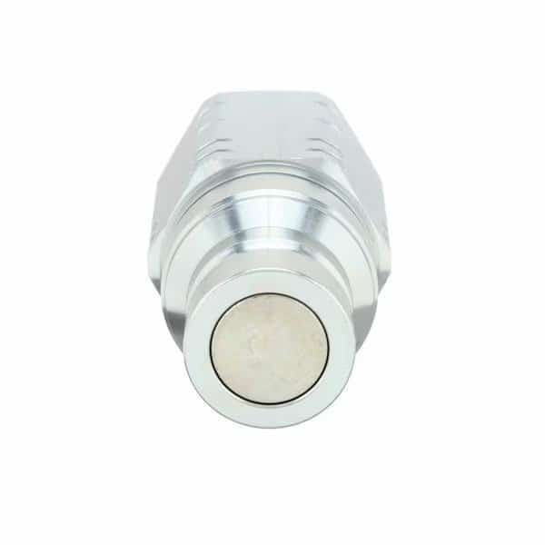 Hydraulic Quick Connect Hose Coupling, Steel Body, Push-to-Connect Lock, 3/4"-14 Thread Size