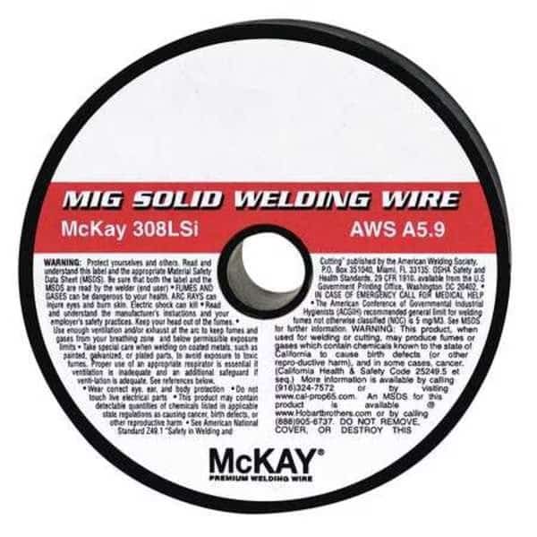 MIG Welding Wire 0.0902" Dia., AWS ER308LSi, 2 lb.