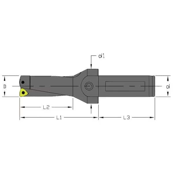 Indexable Drill, UD-0625-2D-063-C