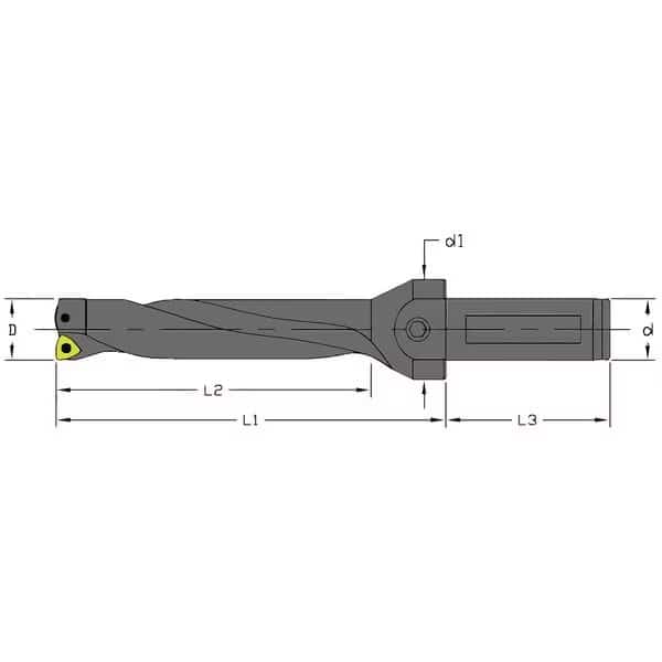 Indexable Drill, UD-1875-4D-150