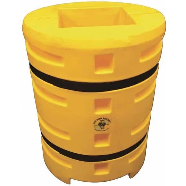 Column Protector,Yllw,20inLx20inW,LLDPE, Mfr#: CS3842-20S, SENTRY