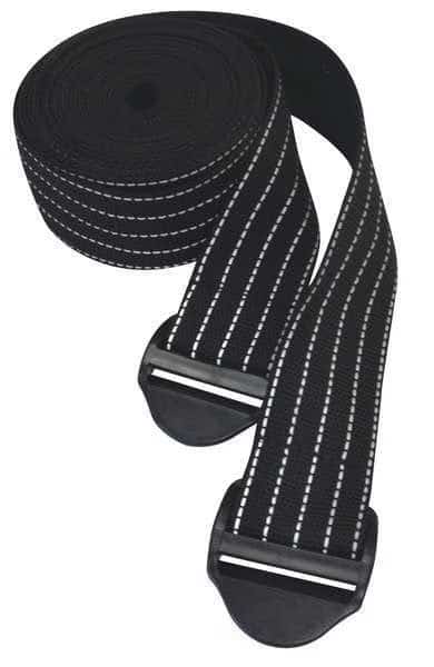 Column Protector Straps, 158inL, Blck, PK2