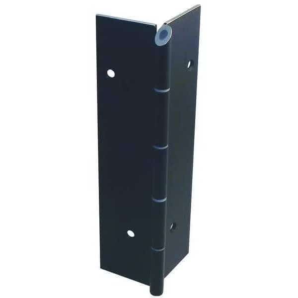 Piano Hinge, Aluminum Alloy, Full Mortise Mounting, 1 3/4 in Leaf W x 8 ft Leaf H