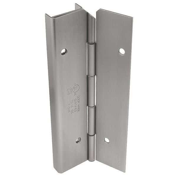 Piano Hinge, Stainless Steel, Full Mortise Mounting, 1 3/4 in Leaf W x 7 ft Leaf H