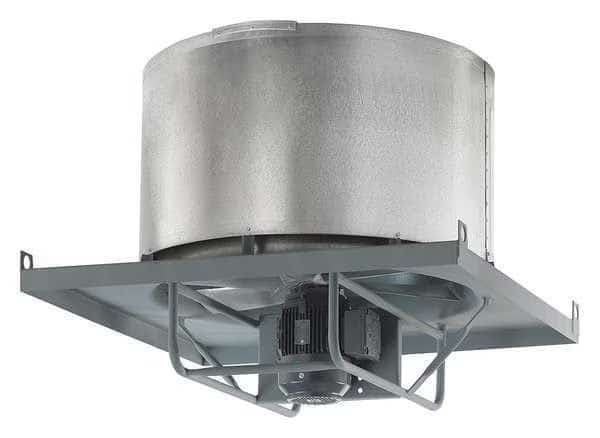 Direct, 18in, Roof, Exh, 4600 CFM, 1PH, 1HP, XP
