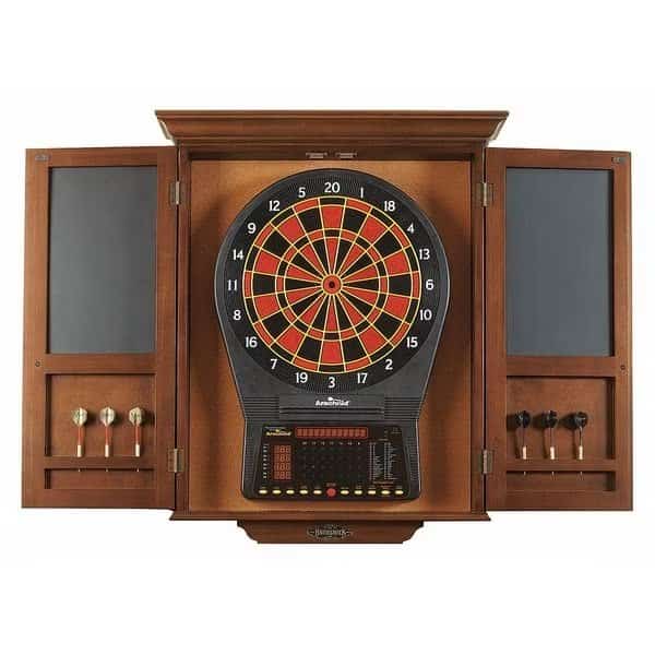 Dartboard Cabinet, Wood, Electronic, Poplar
