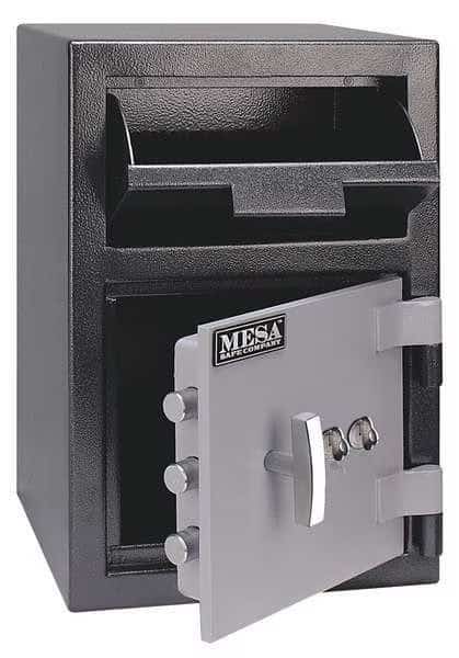 Depository Safe with Key Lock 86 lb, 1 cu ft, 12 ga Steel