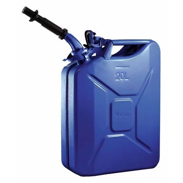 5.28 gal, 20 L Blue Cold rolled steel Gas Can, WAVIAN, Mfr# 2238C