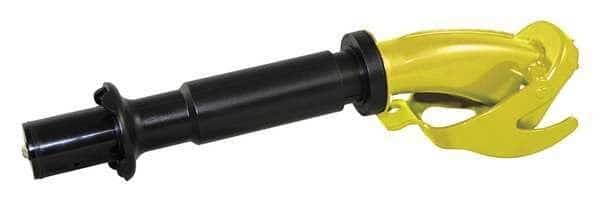 Rigid Spout, Plastic/Steel, Yellow, 1 in Dia.