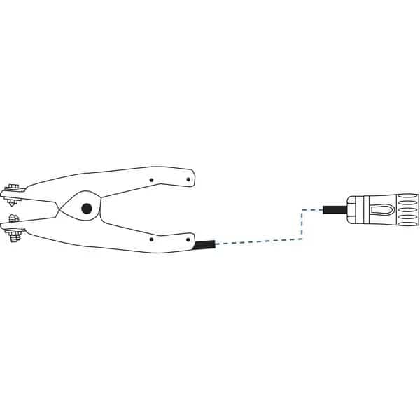 Large Clamp Assy with 20 ft Coiled Cable, Mfr#: LE600-P-20CG, LIND EQUIPMENT