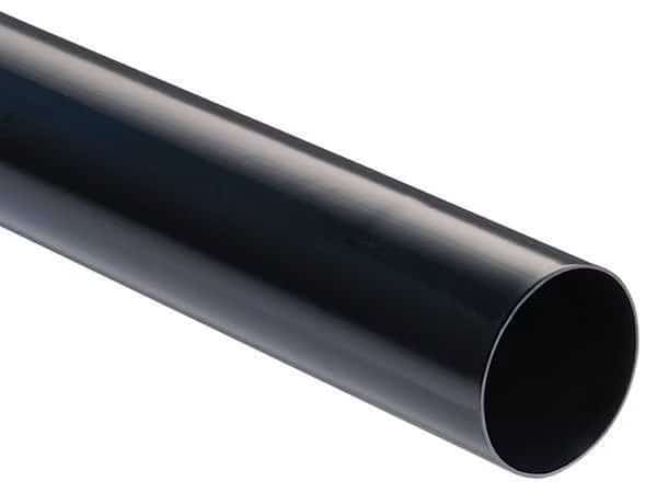 Heat Shrink Tube, Thin Wall, 2:1 I.D. Shrink Ratio, 0.63 in I.D. Before Shrinking, Black, 25 ft