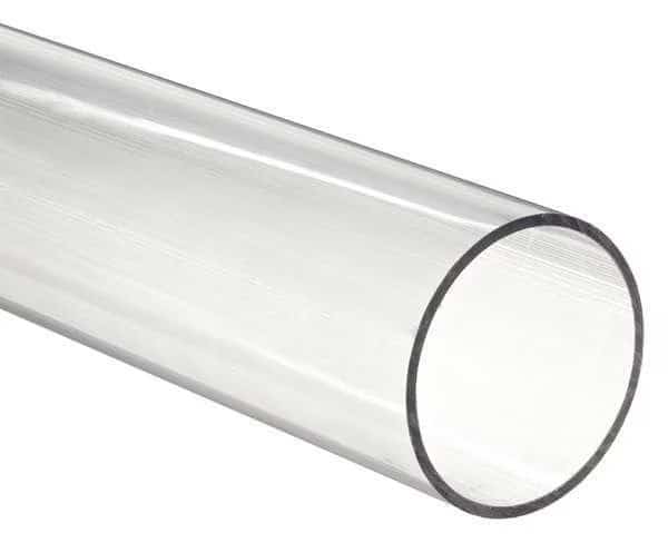 Heat Shrink Tube, Thin Wall, 2:1 I.D. Shrink Ratio, 3 in I.D. Before Shrinking, Clear, 5 ft