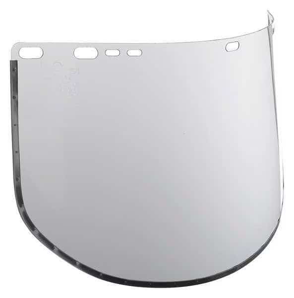 Face Shield Visor, Clear Visor, Acetate, Uncoated Lens, Clear