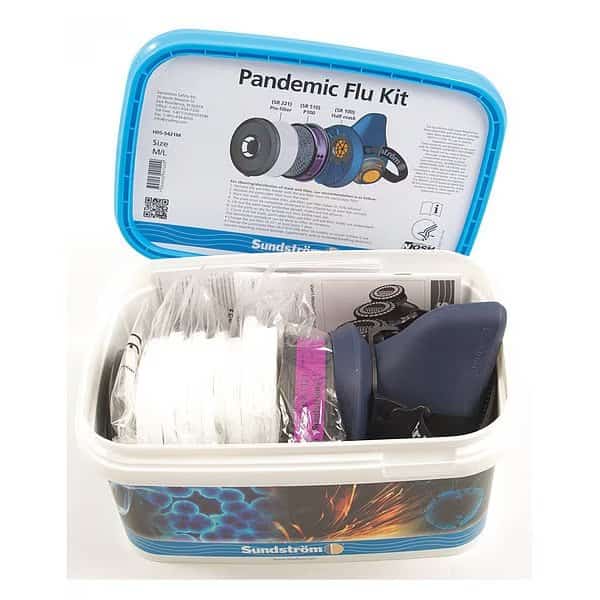 Half Mask Respirator Kit, Includes 1 Cartridge, P100 Filter, Snap-In Gasket, Size M
