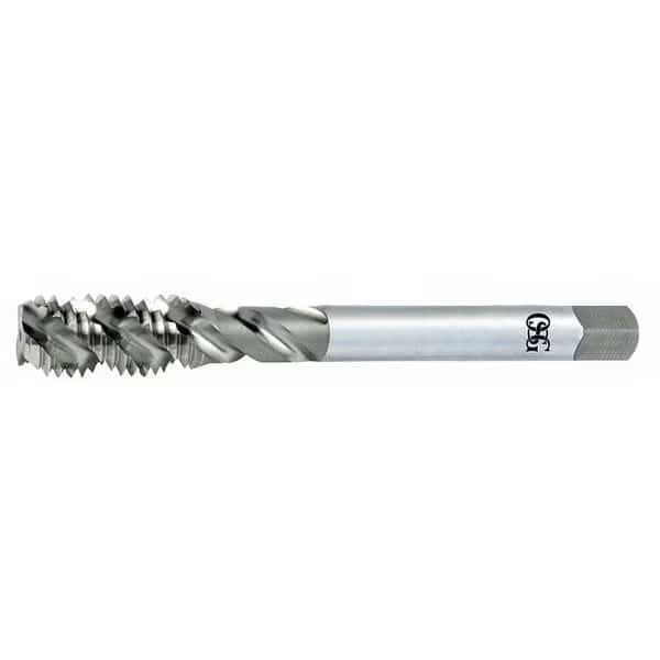 Spiral Flute Tap, 1/4"-28, Bottoming, UNF, 3 Flutes, Bright