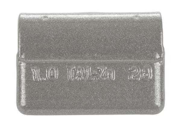 Wheel Weight, Truck Zinc, 3 Oz, PK25, PERFECT EQUIPMENT, Mfr# TALZ-030