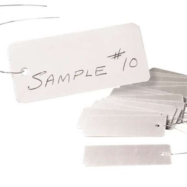 Alum Write On Metal Tag, PK48