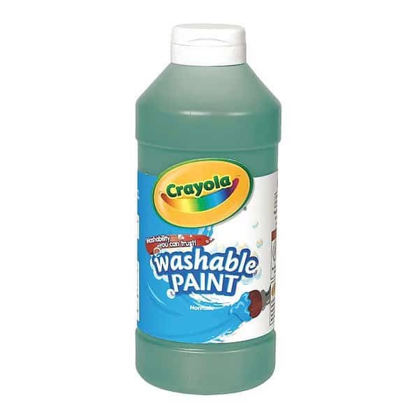 Paint, Washable, 16oz, Green, CRAYOLA, Mfr# 542016044