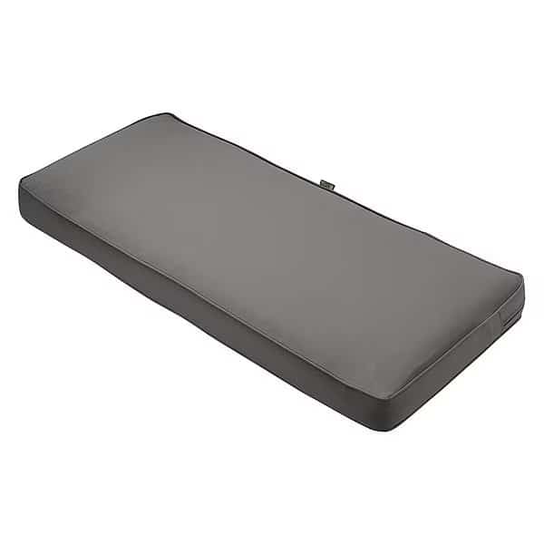 Bench/Settee Cushion, Light Charcoal, 54" x 18" x 3, CLASSIC ACCESSORIES, Mfr# 62-044-LCHARC-EC