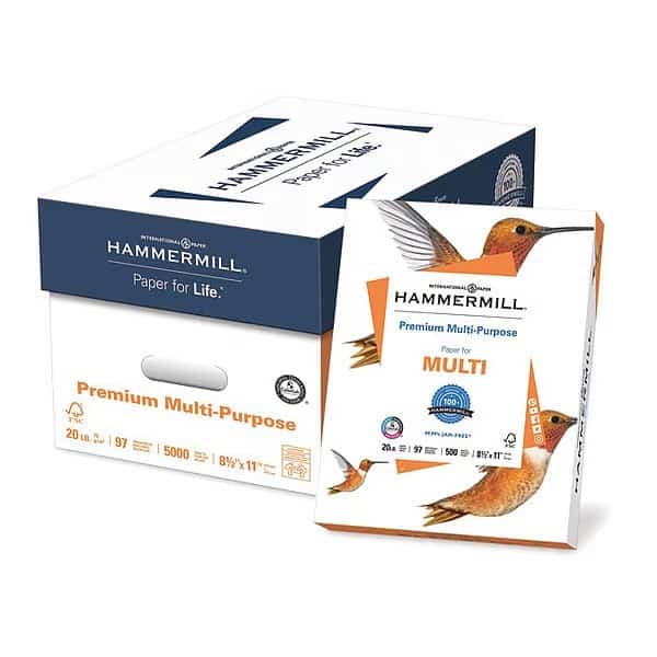 Paper,Multiprpse,20#,8.5"x11",PK10, Mfr#: 106310, HAMMERMILL