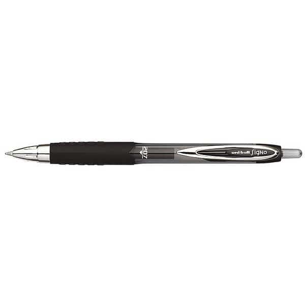 Pen, Gel, 207, Retrct, 0.7Mm, Bk, PK12, UNI-BALL, Mfr# UBC33950